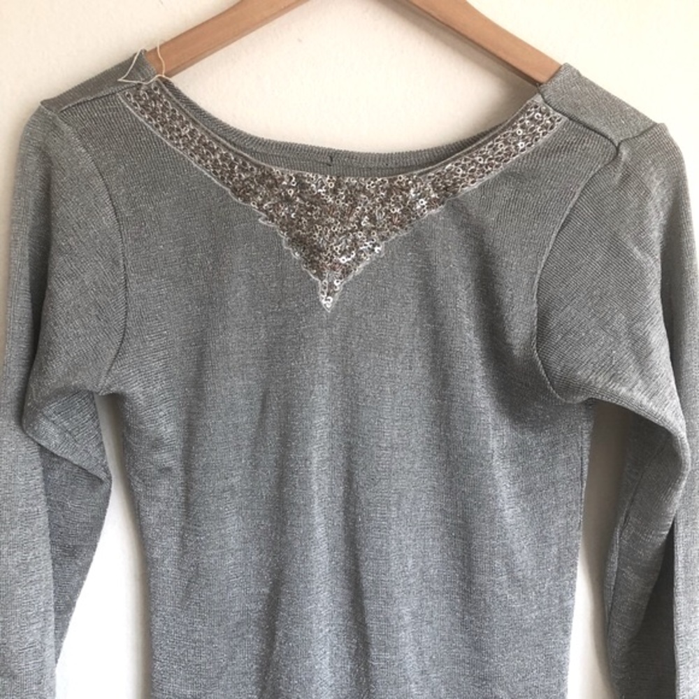 Beautiful silver sari top and shawl